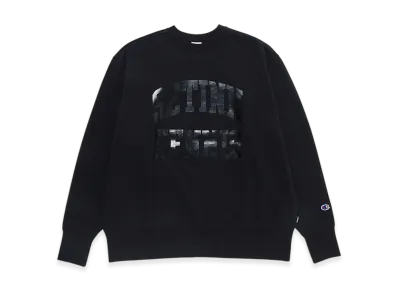 Setinn x Champion STN Tennis Crew Sweat "Black"