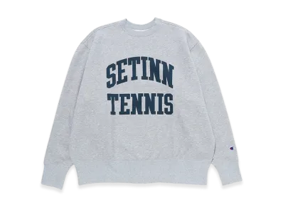 Setinn x Champion STN Tennis Crew Sweat "Ash"