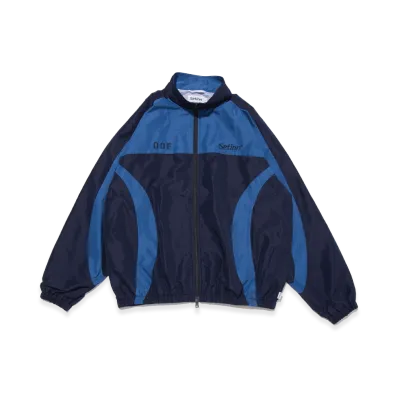Setinn x DOE Track Jacket "Black/Blue"