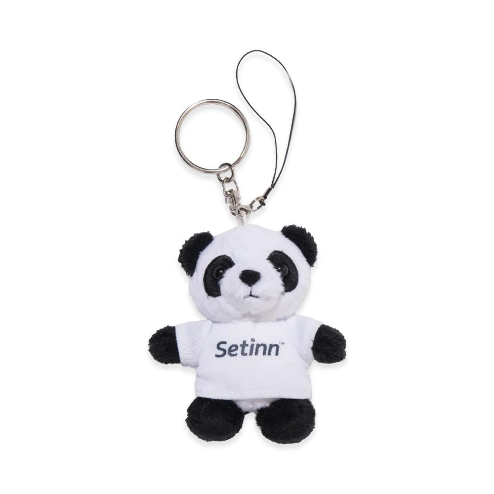 Setinn x DOE Plush Keyring "White"