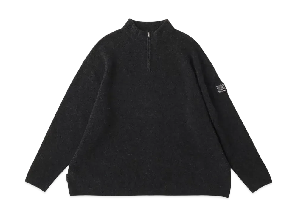 S.F.C Half Zip Knit "Black Mix"