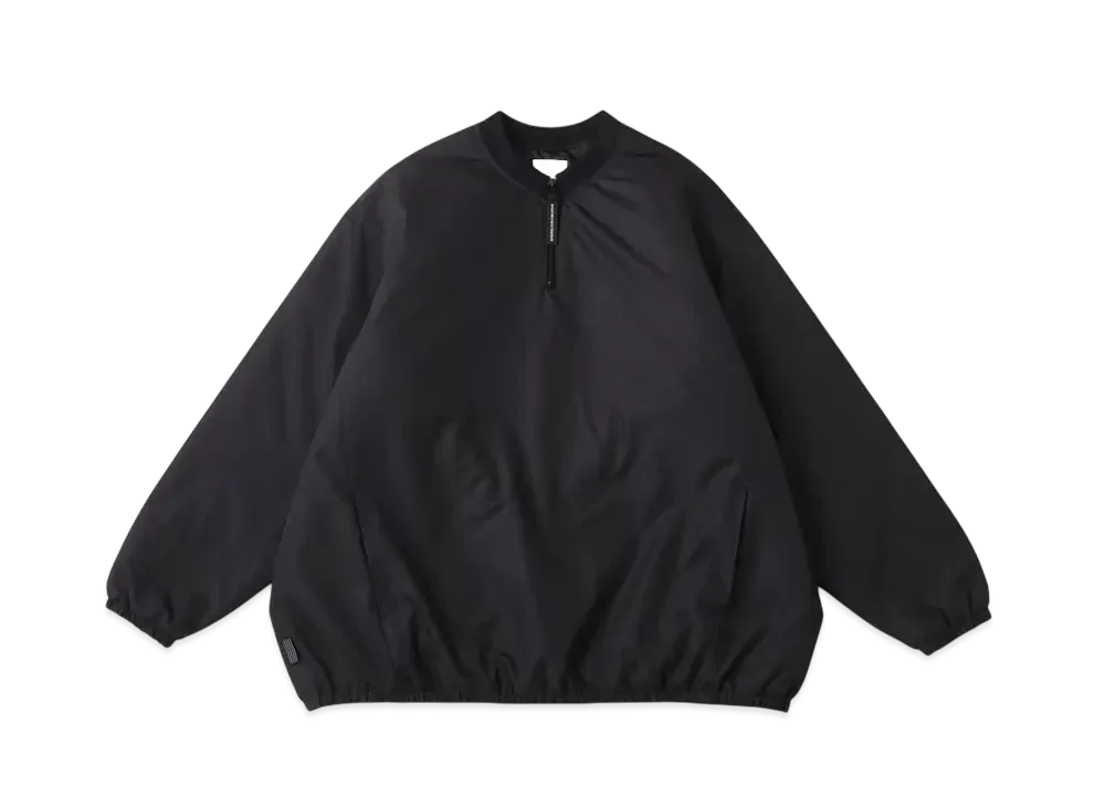 S.F.C Baseball Half Zip Jacket "Black"