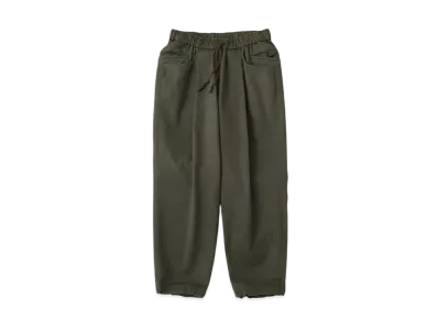 S.F.C Wide Tapered Easy Pants (Herringbone) "Olive"