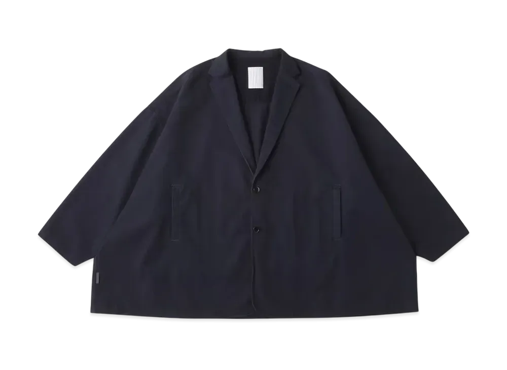 S.F.C Tailored Shirt Jacket Herringbone "Navy"