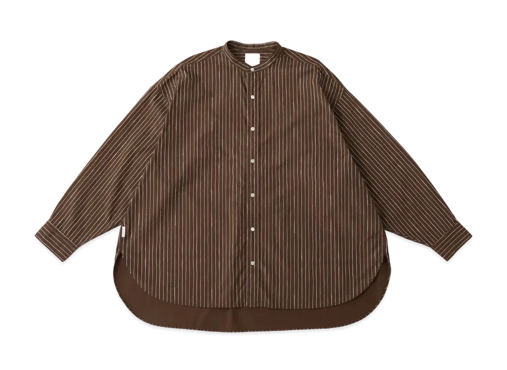 S.F.C No Collar SFC Shirt "Brown"