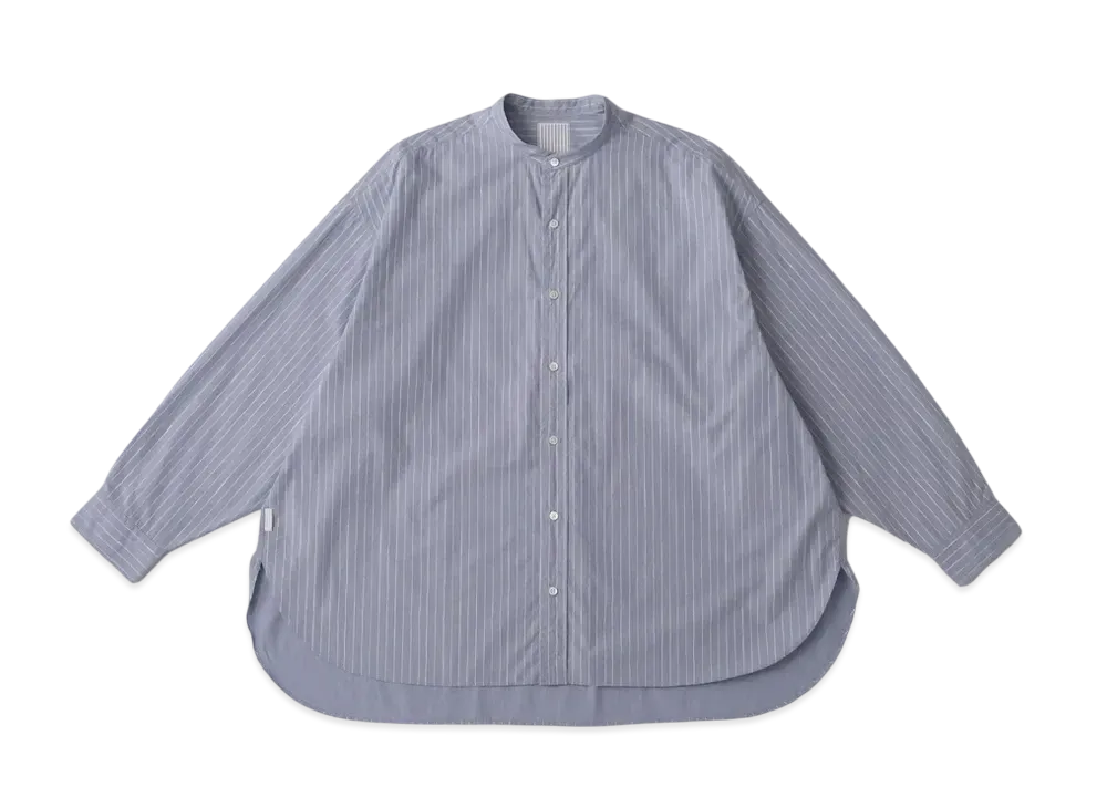 S.F.C No Collar SFC Shirt "Sax Blue"