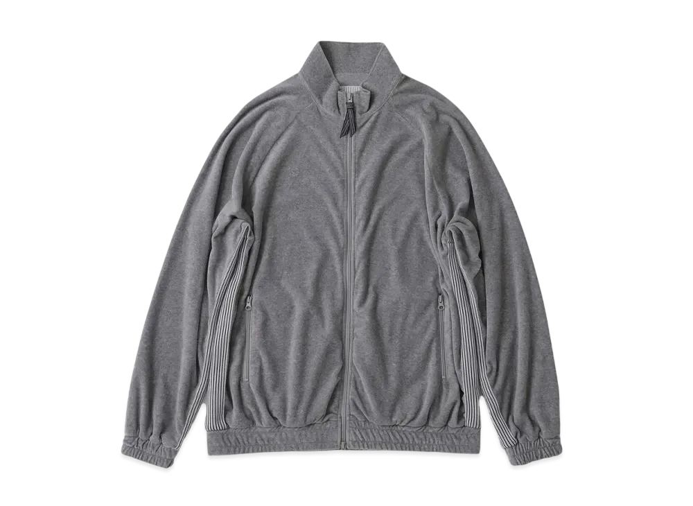 S.F.C Velour Track Jacket "Grey"