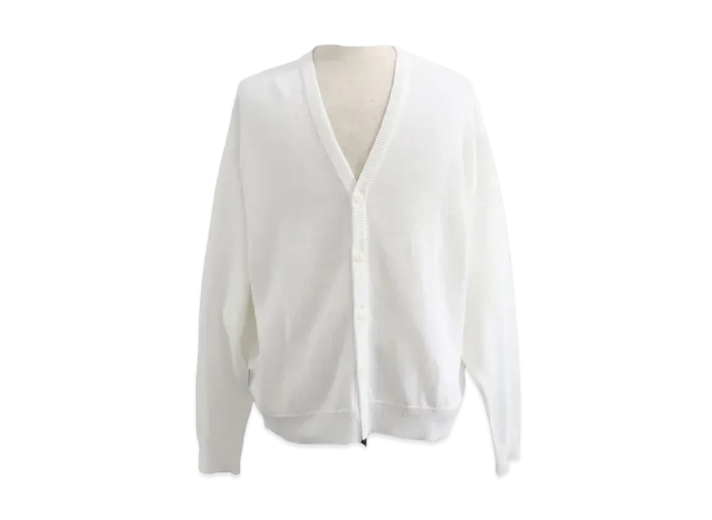 S.F.C SS20 Basic Cardigan "White"