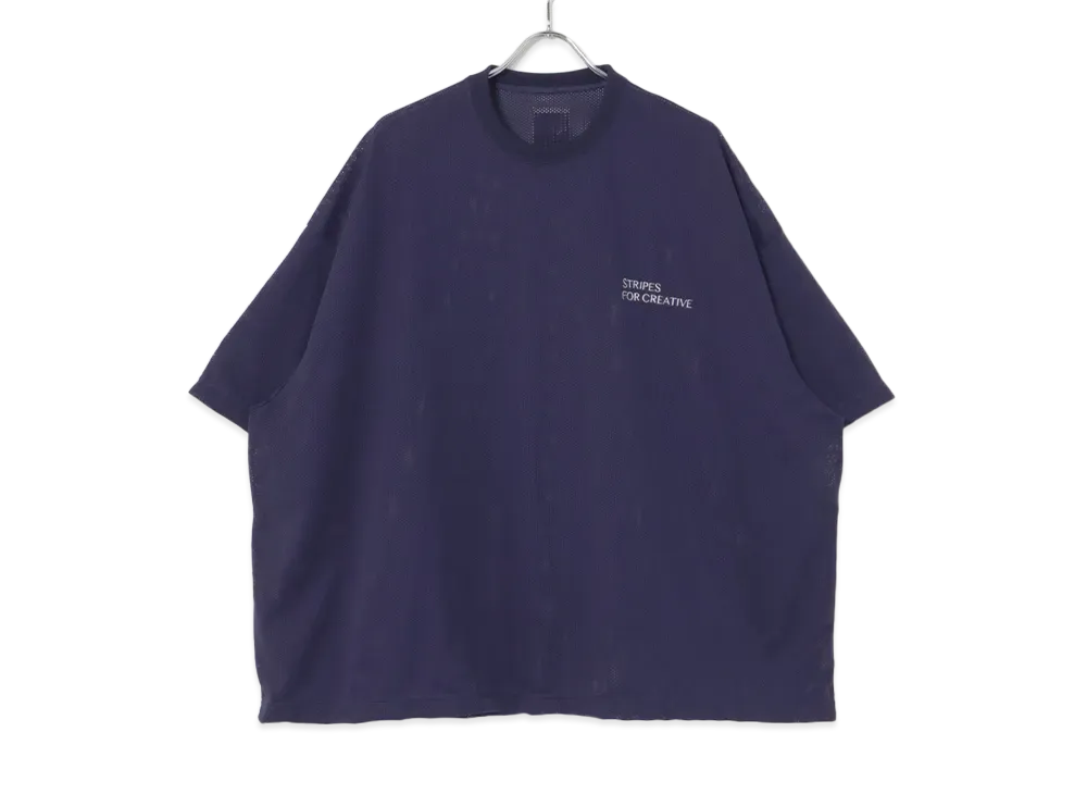 S.F.C / Stripes For Creative x URBS Super Big Ss Mesh Tee "Navy"