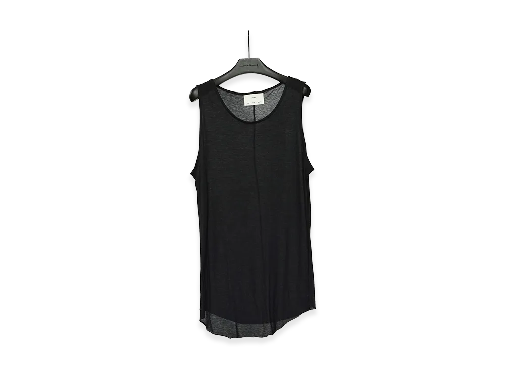 Song for the Mute Basic Tank -Silk Jersey- "Black"
