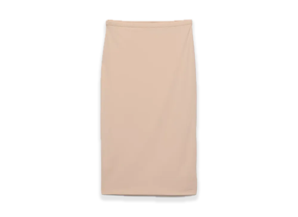 PRADA Stretch Fabric Slip "Cameo Beige"