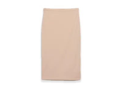PRADA Stretch Fabric Slip "Cameo Beige"