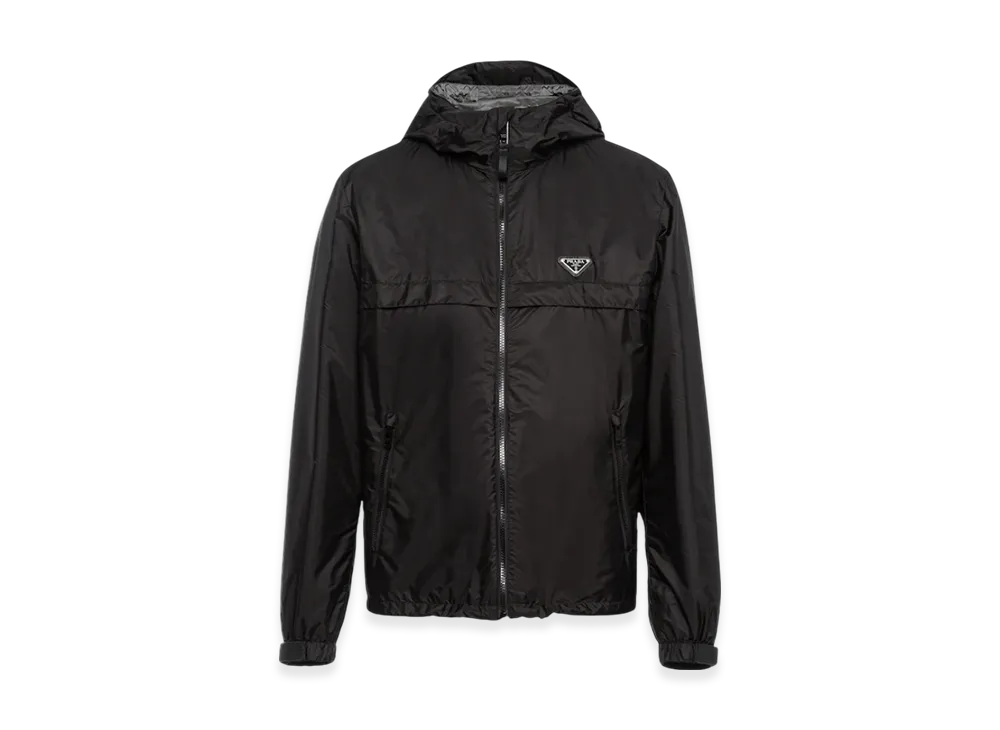 PRADA Re-Nylon Blouson Jacket "Black/Iron Grey"