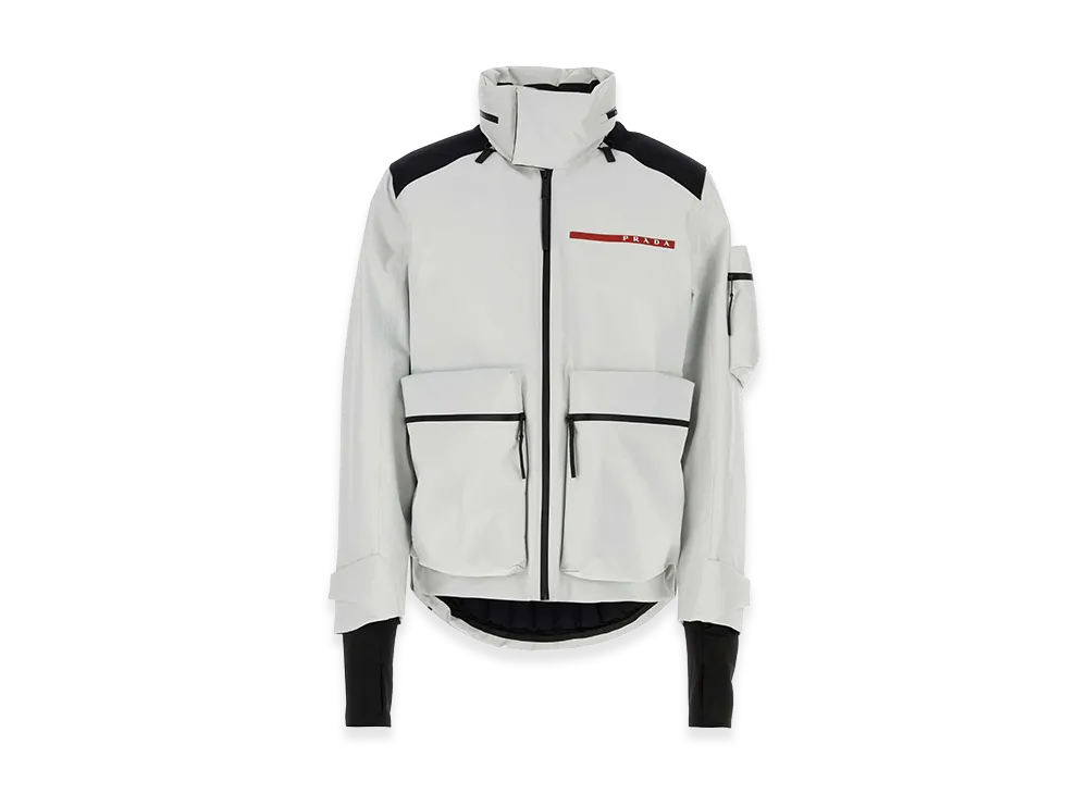 PRADA Ice Polyester Ski Jacket "White"