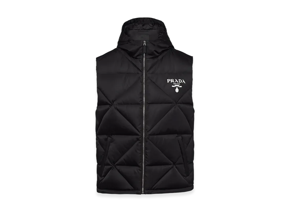 PRADA Re-Nylon Down Vest "Black"