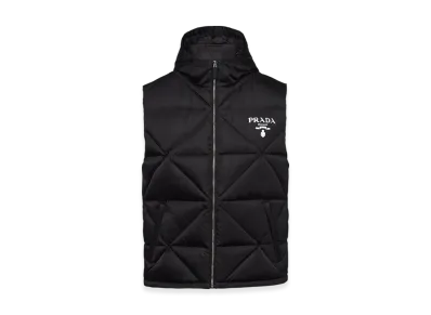 PRADA Re-Nylon Down Vest "Black"