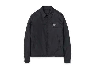 PRADA Re-Nylon Padded Shirt Jacket "Black"