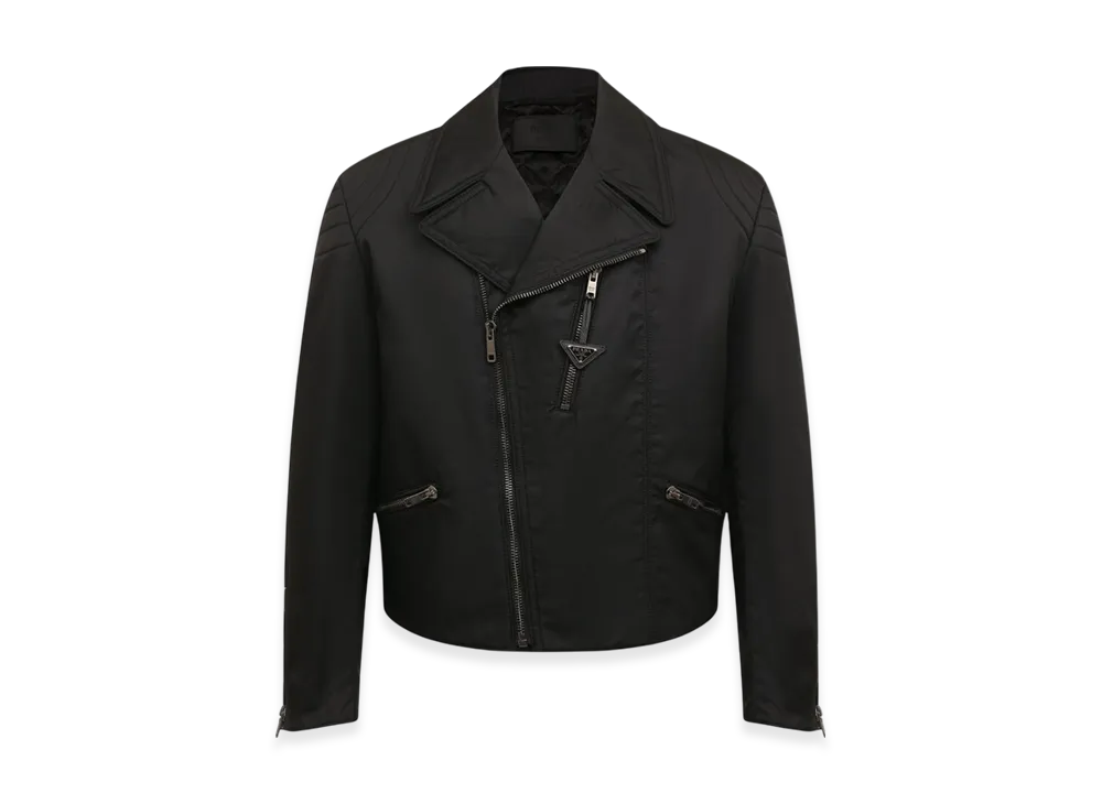 PRADA Re-Nylon Biker Jacket "Black"