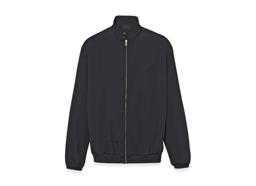 PRADA Wool Blend Blouson Jacket "Black"