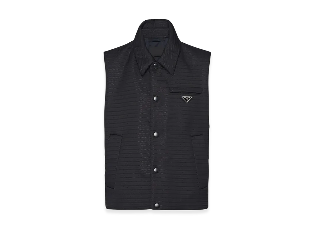 プラダ リナイロン パッド入りベスト "ブラック" SGC058_11FC_F0002