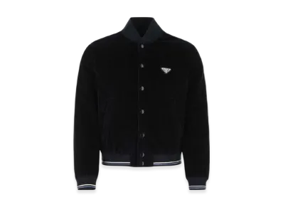 PRADA Corduroy Blouson Jacket "Blue"