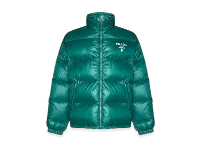 PRADA Re-Nylon Padded Down Jacket "Emerald Green"