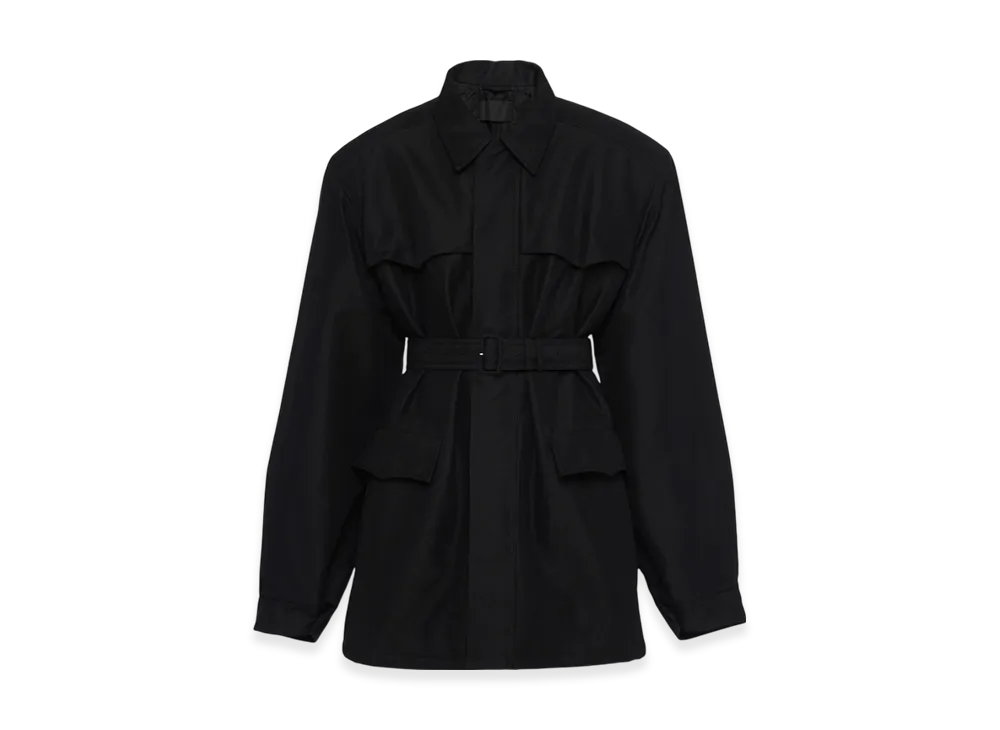 PRADA Technical Canvas Parka "Black"