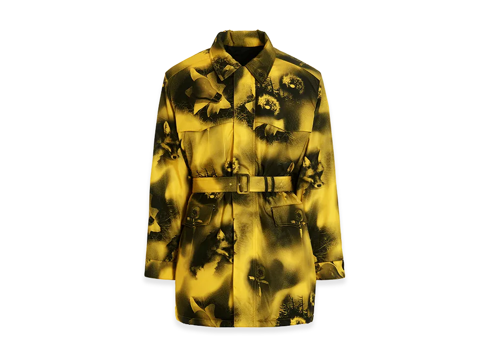PRADA Re-Nylon Printed Coat "Yellow"