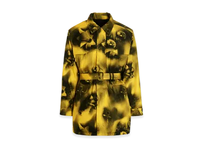 PRADA Re-Nylon Printed Coat "Yellow"