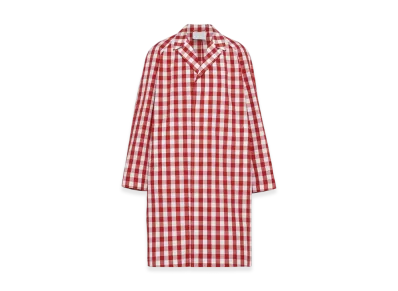 PRADA Cotton Coat "White/Red"