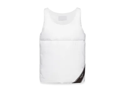 PRADA Padded Cotton Top "White"