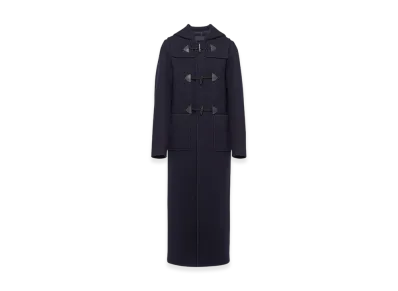PRADA Wool Duffel Coat "Navy"