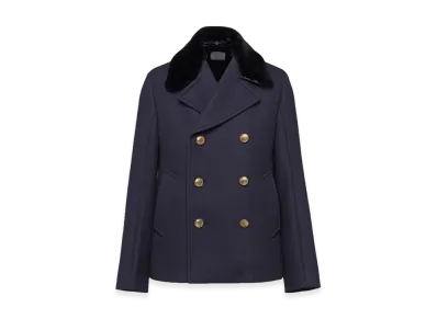 PRADA Wool Peacoat "Navy"