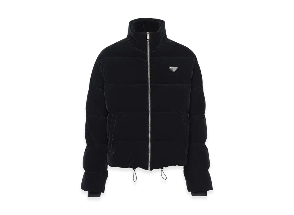 PRADA Cropped Down Jacket "Black"