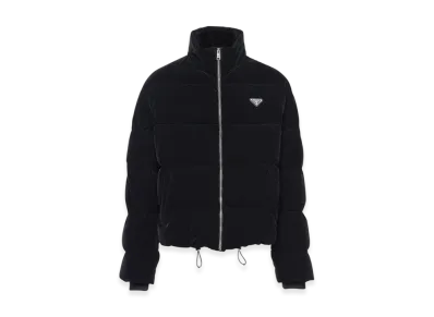 PRADA Cropped Down Jacket "Black"