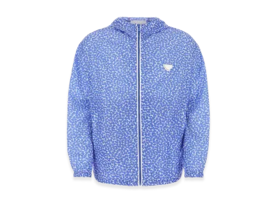 PRADA Printed Re-Nylon Windbreaker "Light Blue"