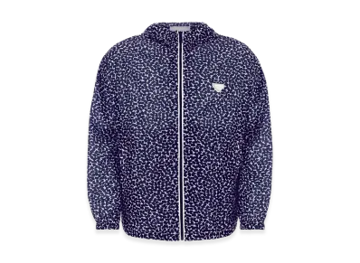 PRADA Printed Re-Nylon Windbreaker "Blue"