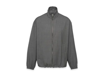 PRADA Wool Blouson Jacket "Grey"