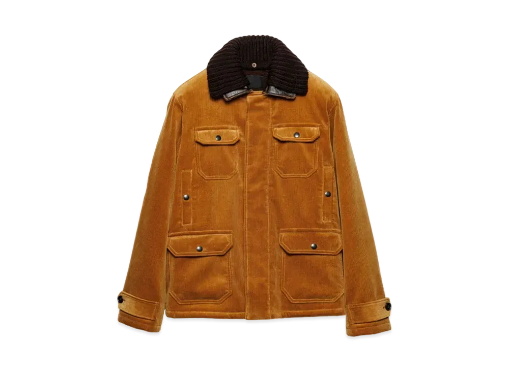 PRADA Men's Corduroy Jacket Sand "Beige"