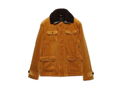 PRADA Men's Corduroy Jacket Sand "Beige"