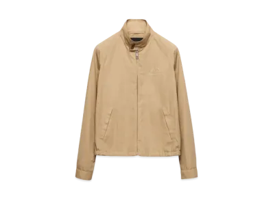 PRADA Men's Cotton Blend Jacket "Sand Beige"