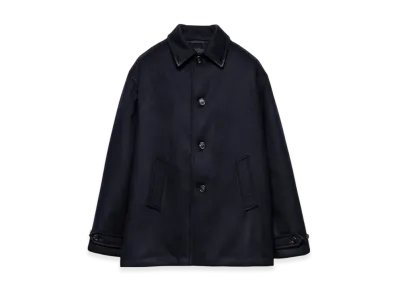 PRADA Wool Caban Jacket "Navy"