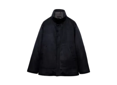 PRADA Men's Medium-Weight Cashmere Down Jacket "Navy"
