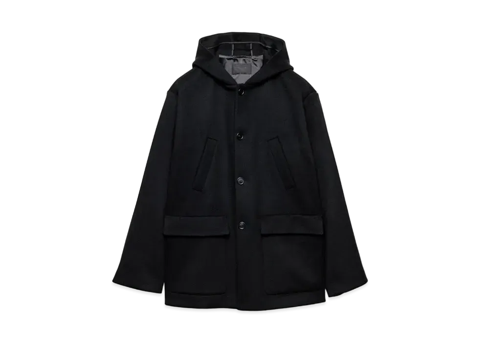 PRADA Men's Wool Blend Jacket "Black"