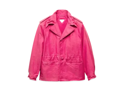 PRADA Men's Cotton Blouson Jacket "Pink"