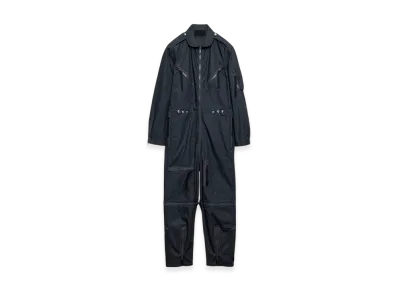 PRADA Cotton Jumpsuit "Lead Gray"