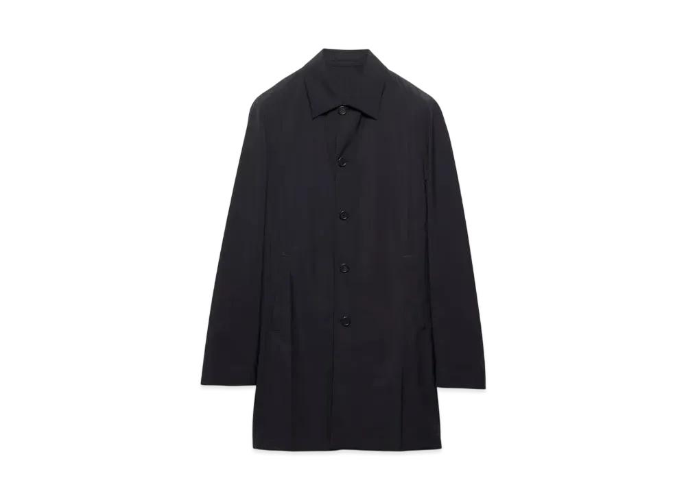 PRADA Men's Wool Blend Coat "Black"