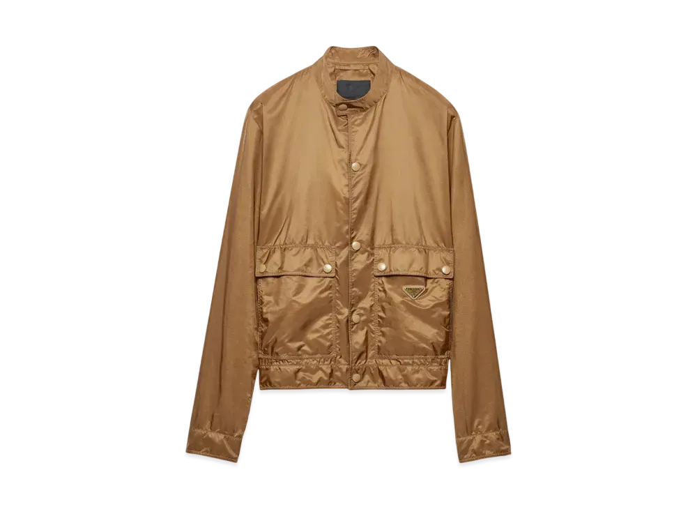 PRADA Men's Re-Nylon Jacket "Brown"