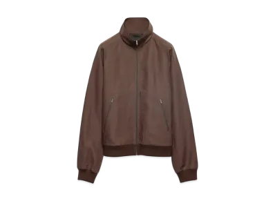 PRADA Men's Linen Jacket "Dark Brown"