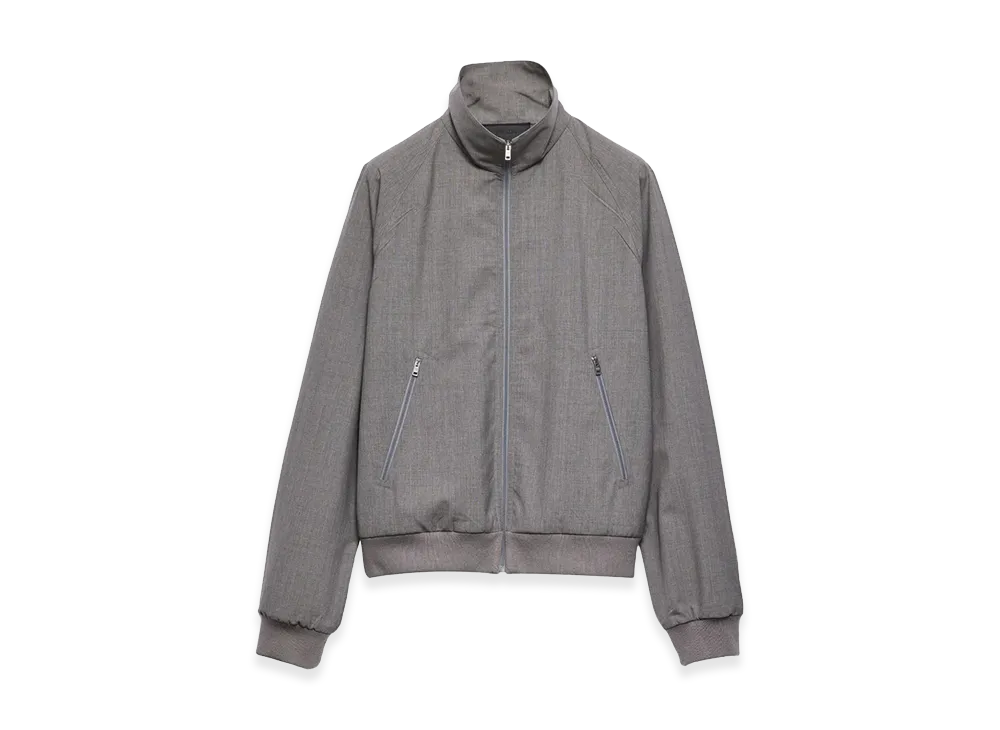 PRADA Wool Bomber Jacket "Grey"